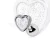 316L Stainless Steel CZ Dust Heart Cartilage Earring