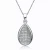 Collette Z Sterling Silver Cubic Zirconia Teardrop Paved Necklace