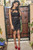 Gladys Lace Mini Dress Black