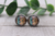 Western Brushstrokes || Glass Stud Earrings || Hypoallergenic