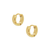 COLETTE MINI GOLD HUGGIE HOOP EARRINGS