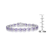 Collette Z Gold Plated Sterling Silver Cubic Zirconia Yellow Bracelet