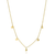 CHLOE DAINTY GOLD STAR CHAIN NECKLACE