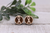 Awareness Ribbon Circle || 12mm Glass Stud Earrings