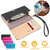 Women Wristlet Wallet PU Leather Lady Purse Credit Card Holder