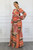 Design Me Bubble Sleeves Cut Out Maxi Dress