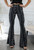 Blue Print Paisley Print Bell Bottoms