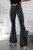 Blue Print Paisley Print Bell Bottoms