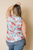 Statement Time Stripe/Floral Plus Size Tank