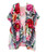 Peony with Lace-Accent Border Kimono