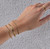 BOBBI GOLD DAINTY FIGARO BRACELET