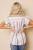 Hale Stripes Ruffled Top