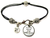 In Loving Memory Of My Mother-In-Law Pewter Beaded Black Cord Bracelet