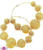 Celebrity Inspired Mesh Chain Balls Earrings