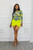 Bella Spice Mesh Bodysuit Skirt Set