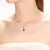 Collette Z Sterling Silver Green Cubic Zirconia Drop Necklace