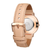 "BUDAPEST" WOMENS LEATHER STRAP WATCH
