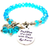 Proud Mom Of A Child With Down Syndrome Splash Of Color Crystal Bracelet