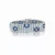 Collette Z Sterling Silver Blue Floral Fashion Bracelet