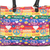 Peace Love Rainbow Recycled Tent Market Tote