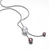 Collette Z Sterling Silver Pearl and Coffee Bead Necklace