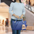 1Set/4Pcs Women Leather Handbag Lady Shoulder Bags 