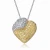 Collette Z Sterling Silver Gold-Plated White Cubic Zirconia Pendant