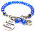 Be A Warrior Not A Worrier Splash Of Color Crystal Bracelet