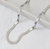 OLIVIA SILVER SNAKE CHAIN NECKLACE