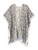 Leopard with Stripe Border-Accent Kimono