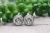 Pug Dog Mom || Glass Stud Earrings || Hypoallergenic