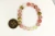 LV Again - Pink Rhodonite Stretch Bracelet