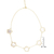 Collete Z Sterling Silver White Pearl Flower Necklace