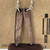Small Thin Teardrop - Dark Oak Stain - Lightweight Earrings - Handmade