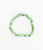 Mint Green Glass Bead Stretchy Bracelet