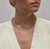 RICKY GOLD PAPERCLIP CHAIN NECKLACE