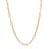 RICKY GOLD PAPERCLIP CHAIN NECKLACE