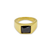 CHICAGO BLACK ONYX SIGNET RING - SAMPLE