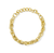 GEMMA GOLD CHUKY ROPE CHAIN BRACELET