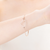 Collette Z Rose Gold Overlay Cubic Zirconia Heart Clasp Bangle