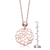 Collette Z Rose Goldplated Sterling Silver Cubic Zirconia Fashion Necklace