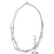 Collette Z Sterling Silver Three Strand Necklace