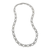 Collette Z Sterling Silver Cubic Zirconia Chain Link Necklace