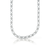 Collette Z Sterling Silver Cubic Zirconia Chain Link Necklace