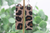 Leopard Bar Wood Dangle Earrings