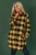 Let's Be Friends Plaid Button Tunic