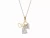 Love Angel Pendant Necklace in 18k Gold Plated Sterling Silver