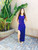 Maximize Slit Maxi Dress Blue