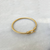 NICOLETTE GOLD CABLE BUCKLE CUFF BRACELET