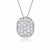 Collette Z Sterling Silver and White Cubic Zirconia Necklace